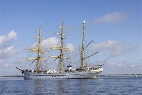 German Navy Tall Ship “Gorch Fock” arrives in Dublin Port - Dublin Port