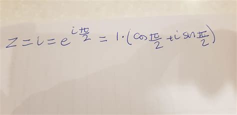 write z=i in trigonometric form. - Brainly.in