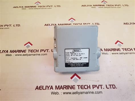 Switzer bgm 065 m th od a flow switch 15 bar – Aeliya Marine Tech