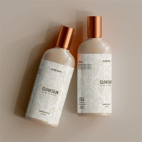 Editable Product Label Template INSTANT DOWNLOAD Beauty Product Labels ...