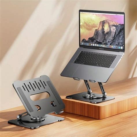 Adjustable Laptop Stand, Portable Laptop Lifter, Aluminum Alloy Laptop ...