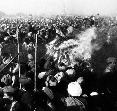 The Last Journey of Mahatma Gandhi - February 1948 - Old Indian Photos