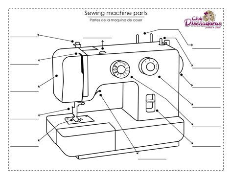 Sewing Machine Parts Diagram