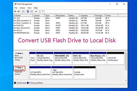 How to Convert USB Flash Drive to Local Disk 的图像结果
