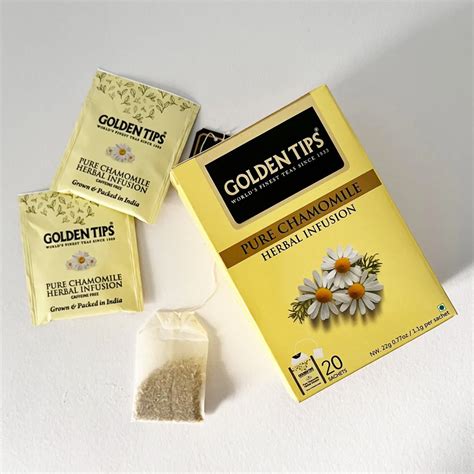 Pure Chamomile Herbal Infusion- Tea Bags – Golden Tips