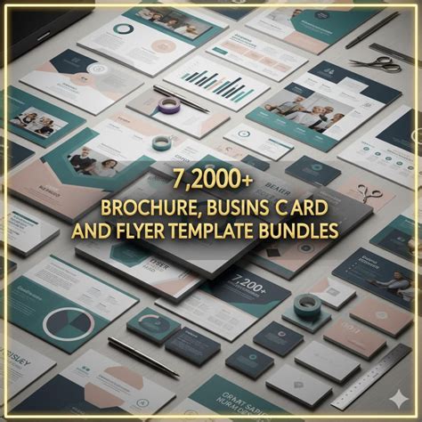 7,200+ Brochure, Flyer & Business Card Templates Bundle | Canva ...
