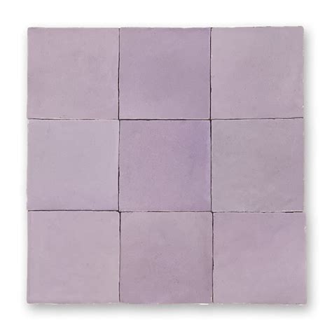 ZELLIGE 4x4 SQUARE - Luberon - Handmade Moroccan Tiles - popham design