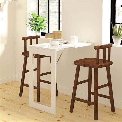 Buy Folding Dining Table Wall-Mounted Fold Up Table for Small Spaces ...