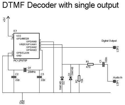 Image result for DTMF Decoder Pins