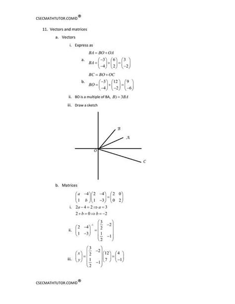 Image result for Past CSEC Math Questions On Transformation