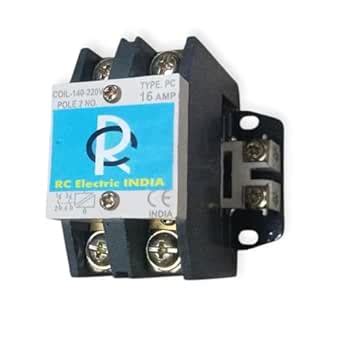 RC ELECTRIC INDIA Mini Double Pole Magnetic Contactor for single phase ...