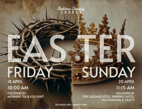 Easter Long Weekend at Bankstown Community Church, 381 Hume Highway ...