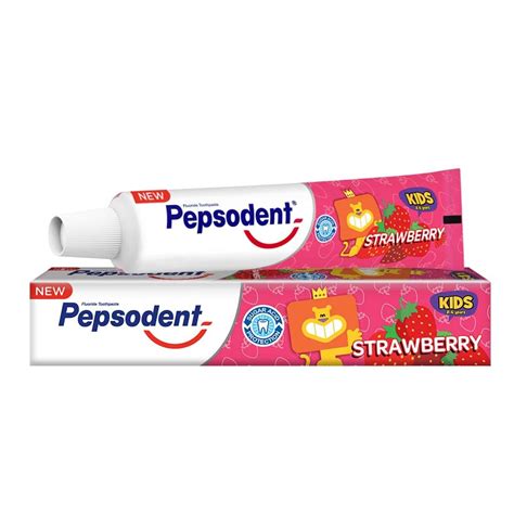 Buy Pepsodent Kids Toothpaste, Strawberry Flavour, Cavity & Enamel ...