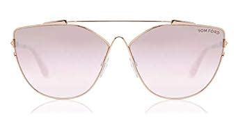 Buy Tom Ford FT0563 33Z Gold Jacquelyn Pilot Sunglasses Lens Category 2 ...