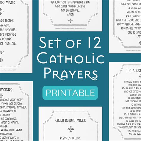 Free Printable Catholic Prayers