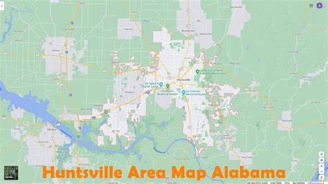 Huntsville, Alabama Map