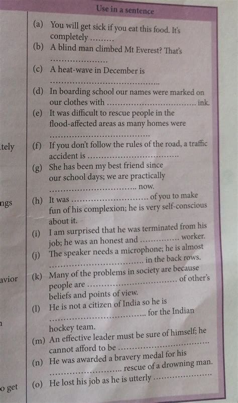 the words in the box below are powerful adjectives that begin with the ...