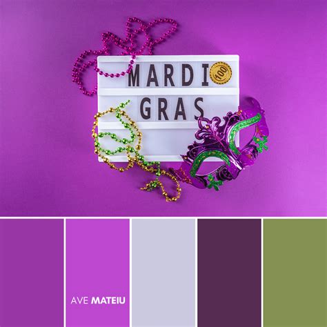 10 Spectacular Mardi Gras Color Palettes - Ave Mateiu