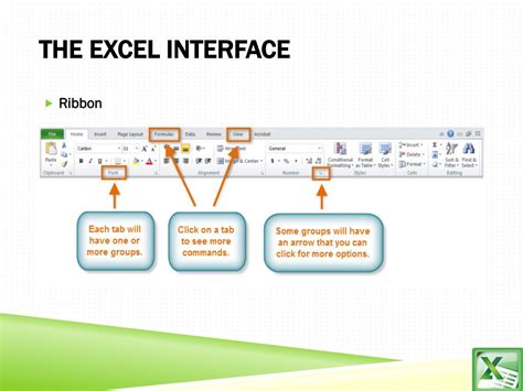 Image result for Excel 2010 Interface