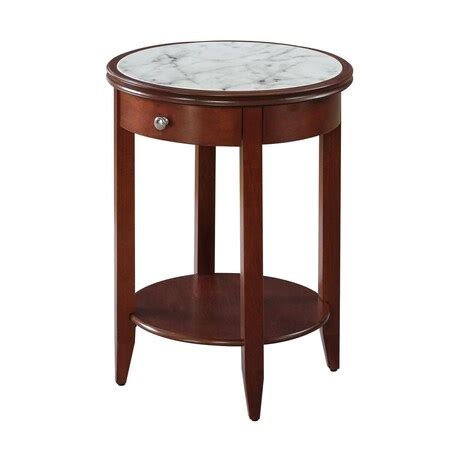 Convenience Concepts American Heritage Baldwin End Table With Drawer ...