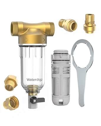 Waterdrop Backwash Spin Down Sediment Filter - Whole House Pre ...