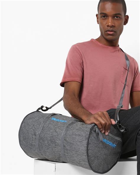 Buy Grey Wildcraft Textured Duffel Bag | AJIO