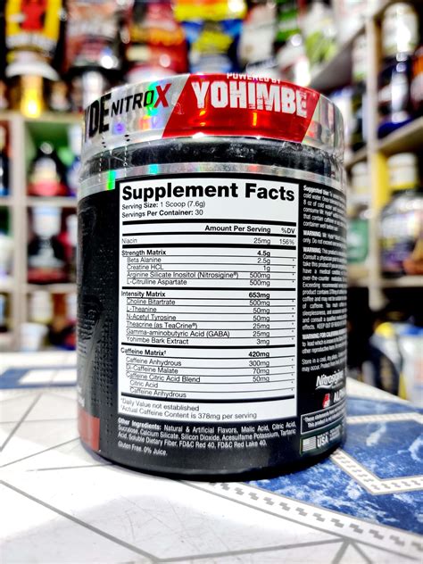 Pro Supps Mr. Hyde Nitrox Intense Energy Pre-Workout Powder - 30 ...
