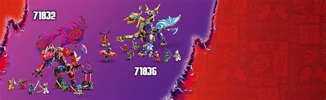 LEGO NINJAGO Arc Dragon of Focus Ninja Toy Set 71836 Building Blocks ...
