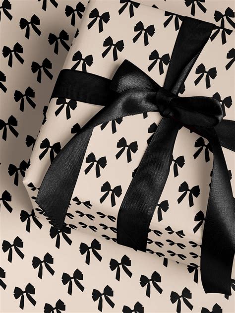 Elegant Bows - White Wrapping Paper | House of Parlington | Christmas ...