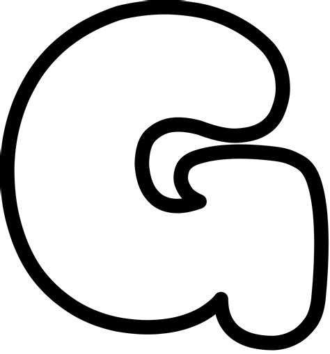 How To Draw A Bubble Letter G - LETTER CGW