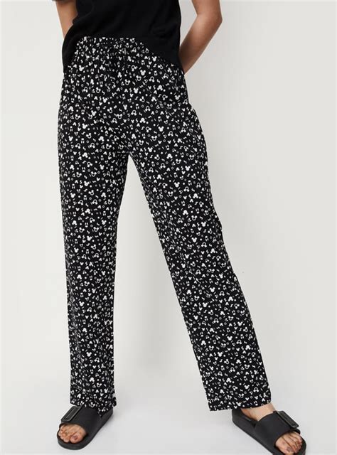 Buy Women Mickey Mouse Printed Knit Pyjamas Online at just Rs. 549.0 ...