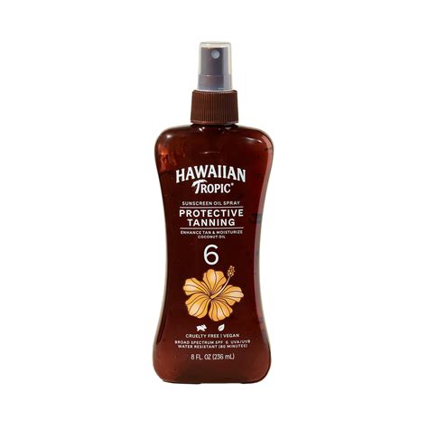 Snapklik.com : Hawaiian Tropic Island Tanning Oil Spray Sunscreen SPF 6