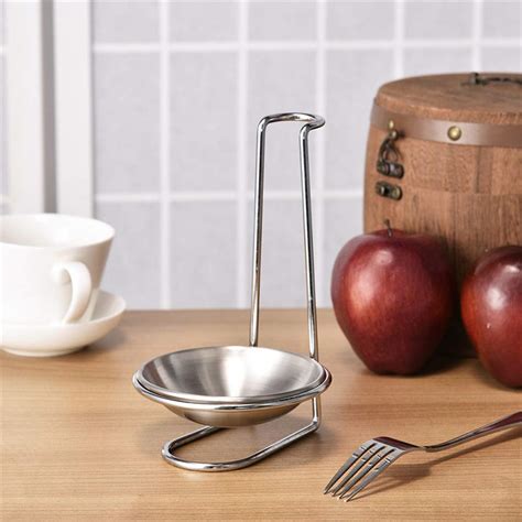 Buy JENY Stainless Steel Spoon Rest Holder, Long Handle Vertical Saving ...