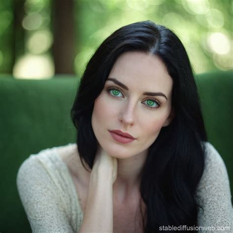 Woman with Green Eyes | Stable Diffusion Online