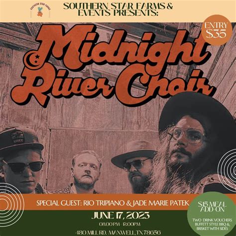 Countryside Concert Featuring Midnight River Choir, Southern Star Farms ...