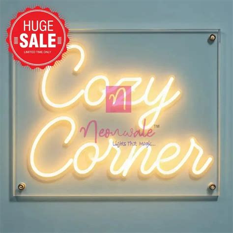 Cozy Corner Neon Sign - Handcrafted LED Light for Your Space – Neonwale