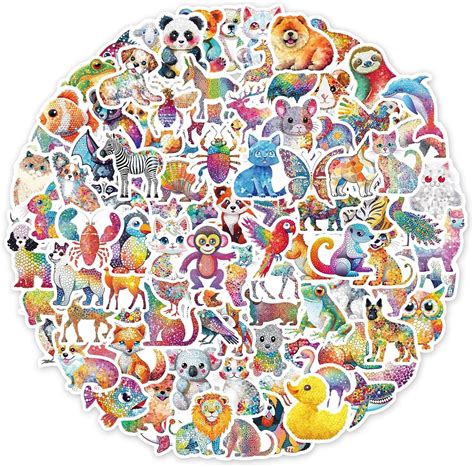 Kigibo Cute Animal Stickers, 100Pcs Funny Animal Stickers India | Ubuy