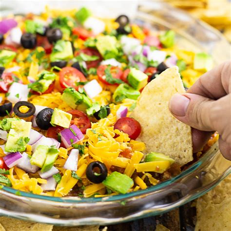 Layered Taco Dip TACO DIP | 5 LAYER DIP | BETTER THAN MY 7 LAYER DIP!!