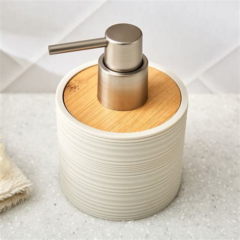 Buy Intelio Boyle Taupe Soap Dispenser - 340ml from Home Centre at just ...