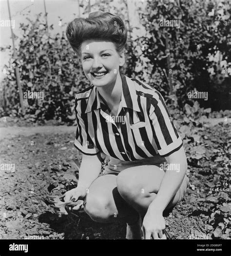 ANN SAVAGE (1921-2008) American film and TV actress about 1944 Stock ...