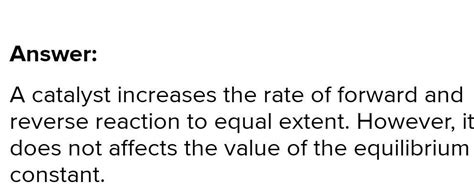 determine the effect of catalyst, temperature, pressure and ...