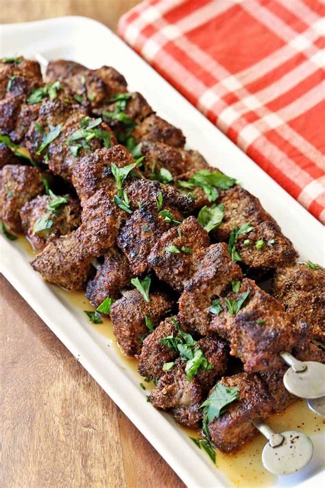 Oven-Broiled Beef Kabobs - Healthy Recipes Blog