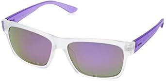 Buy INVU Mirrored Rectangular Men's Sunglasses - (T2500C|57|PURPLE ...
