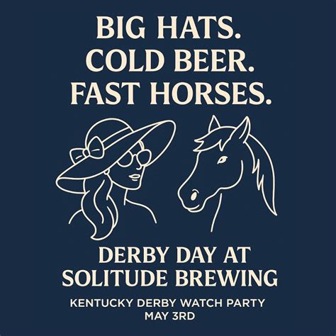 Kentucky Derby Watch Party at Solitude, 5953 Big Tree Road, Lakeville ...