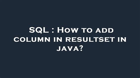 Image result for Module Java.sql.rowset