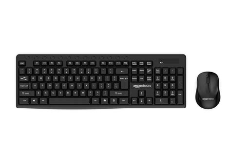 Amazon.in: Buy Amazon Basics Wireless Keyboard and Mouse Set | 1000 DPI ...