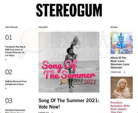 Stereogum：在线MP3音乐分享博客【美国】_搜索引擎大全(ZhouBlog.cn)