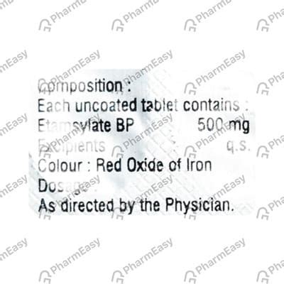 E Sylate 500 MG Tablet (10): Uses, Side Effects, Price & Dosage | PharmEasy