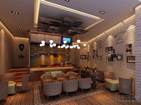 咖啡厅.咖啡馆室内设计案例效果图_美国室内设计中文网