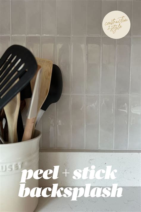 Peel and stick tile backsplash – Artofit
